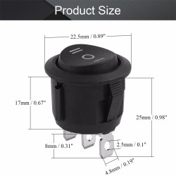 3 ways rocker switch