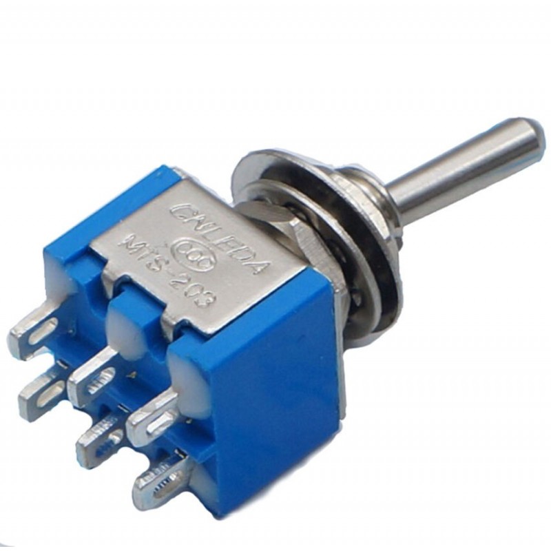 3 ways rocker switch 6mm