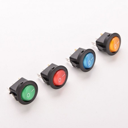 Rocker contact with light 12V