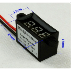 Micro voltmeter 30V water resistent